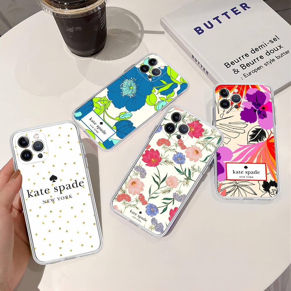 Phone Cases Kate Spade - K-Kate S-Spade Flower Phone Case For