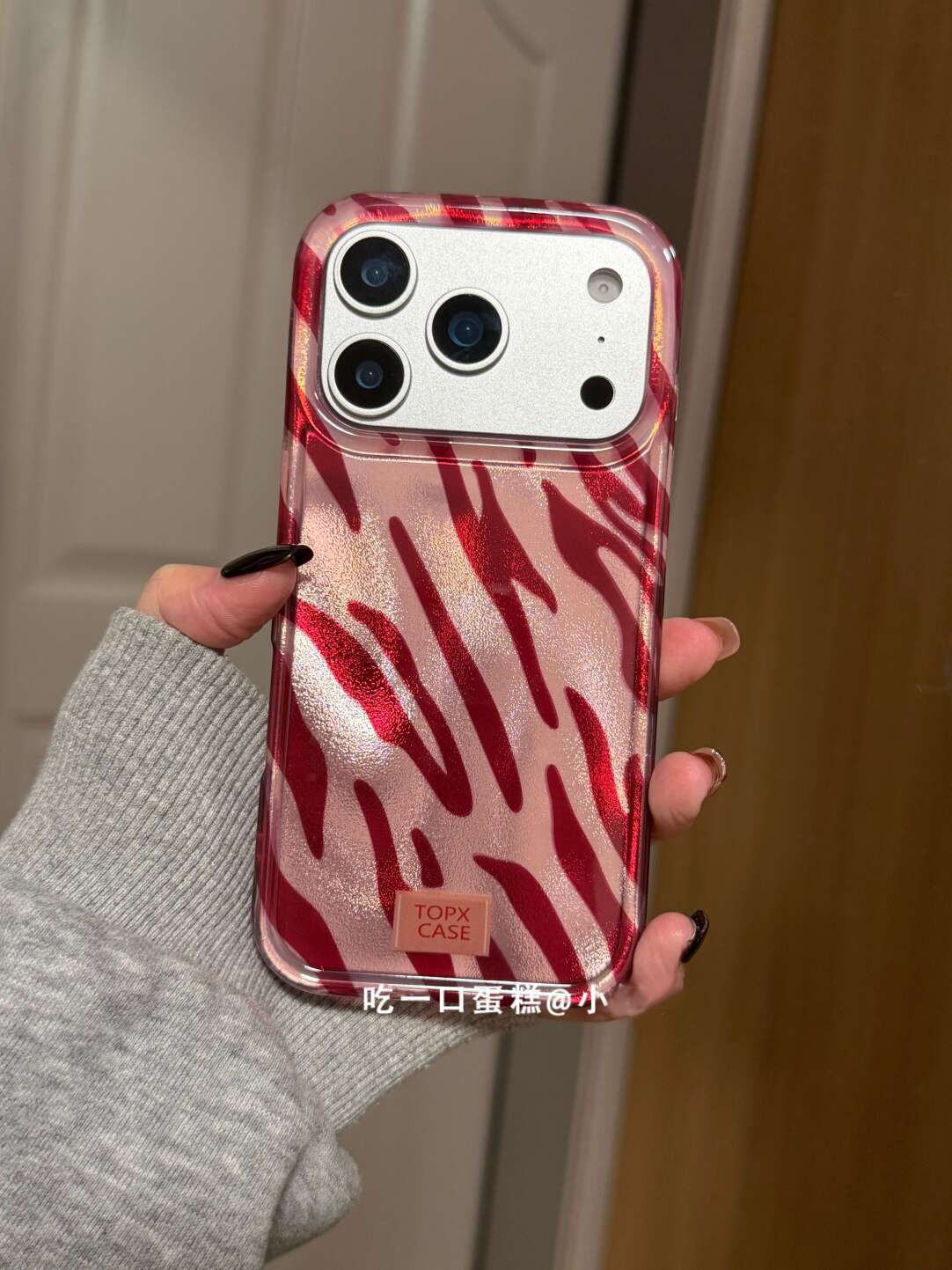 Phone Cases Zebra - Ins Pink Zebra Pattern English Personality