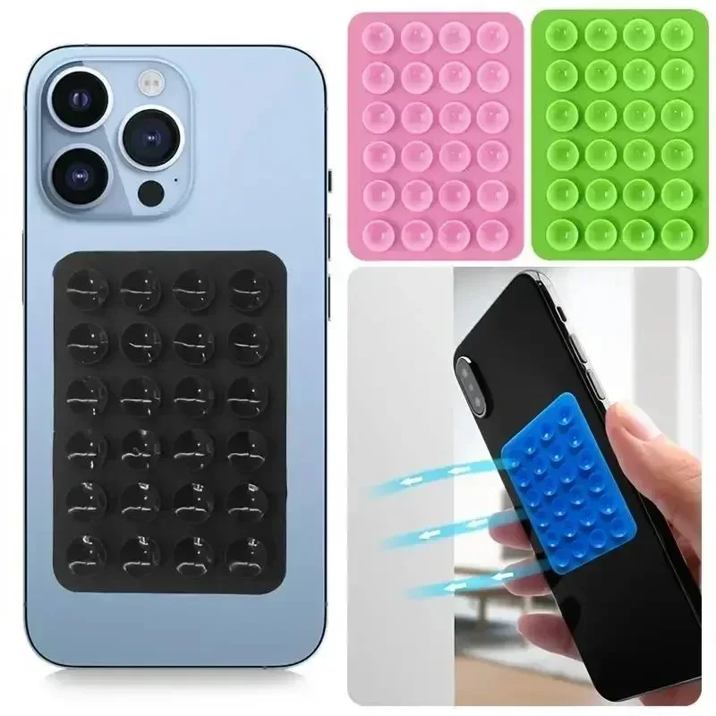 Phone Cases With Stand - Multifunctional Silicone Suction Phone Holder Mat