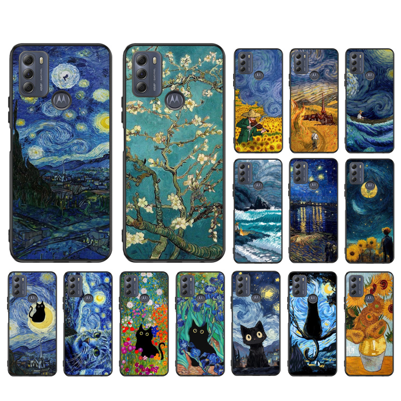 Phone Cases Zebra - Van Gogh Sunflowers Cat Phone Case