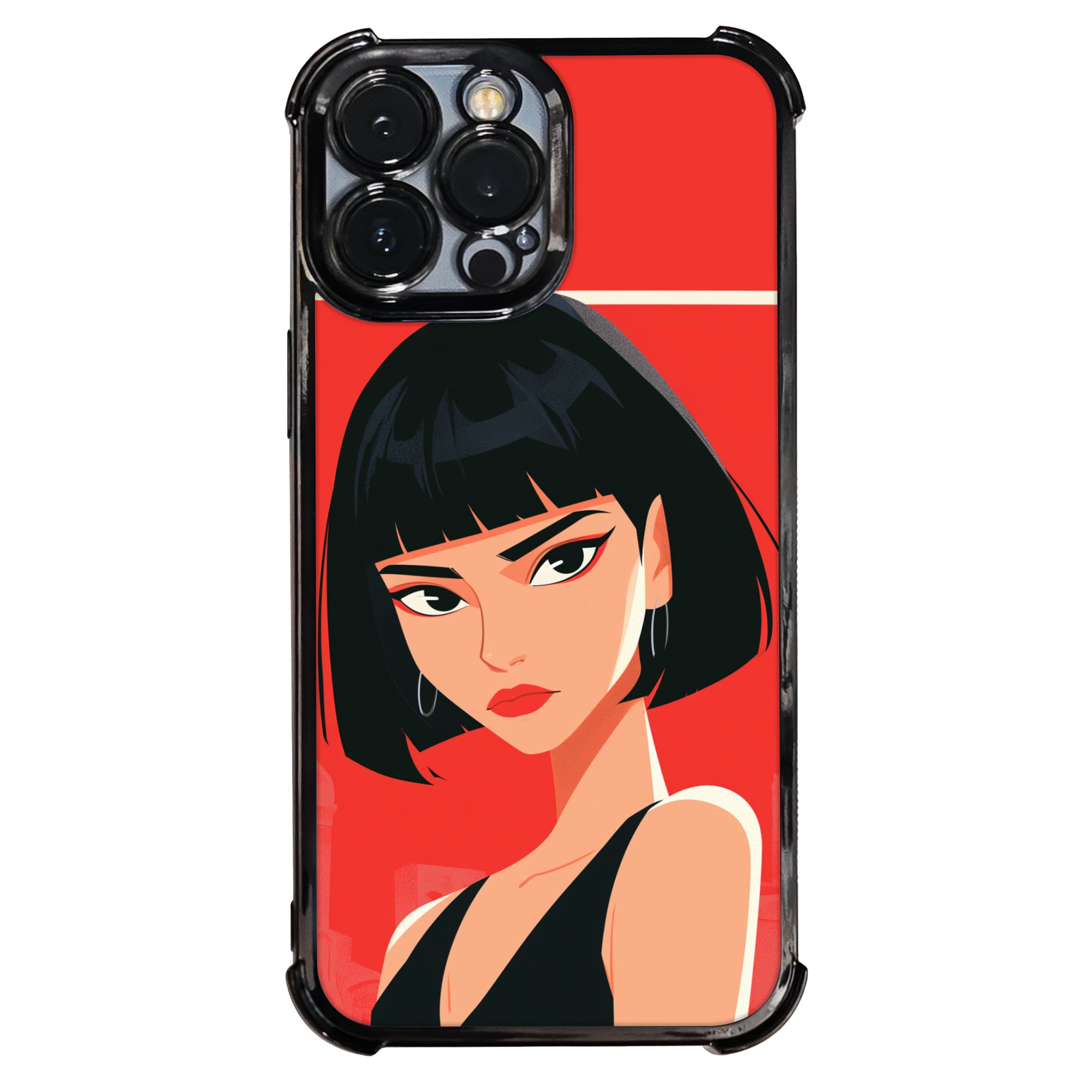 Phone Cases Cool Girl - New Armor Bumper Shockproof Anime cool