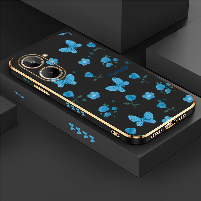 Phone Cases Oppo - Flower Butterfly Print Phone Case For