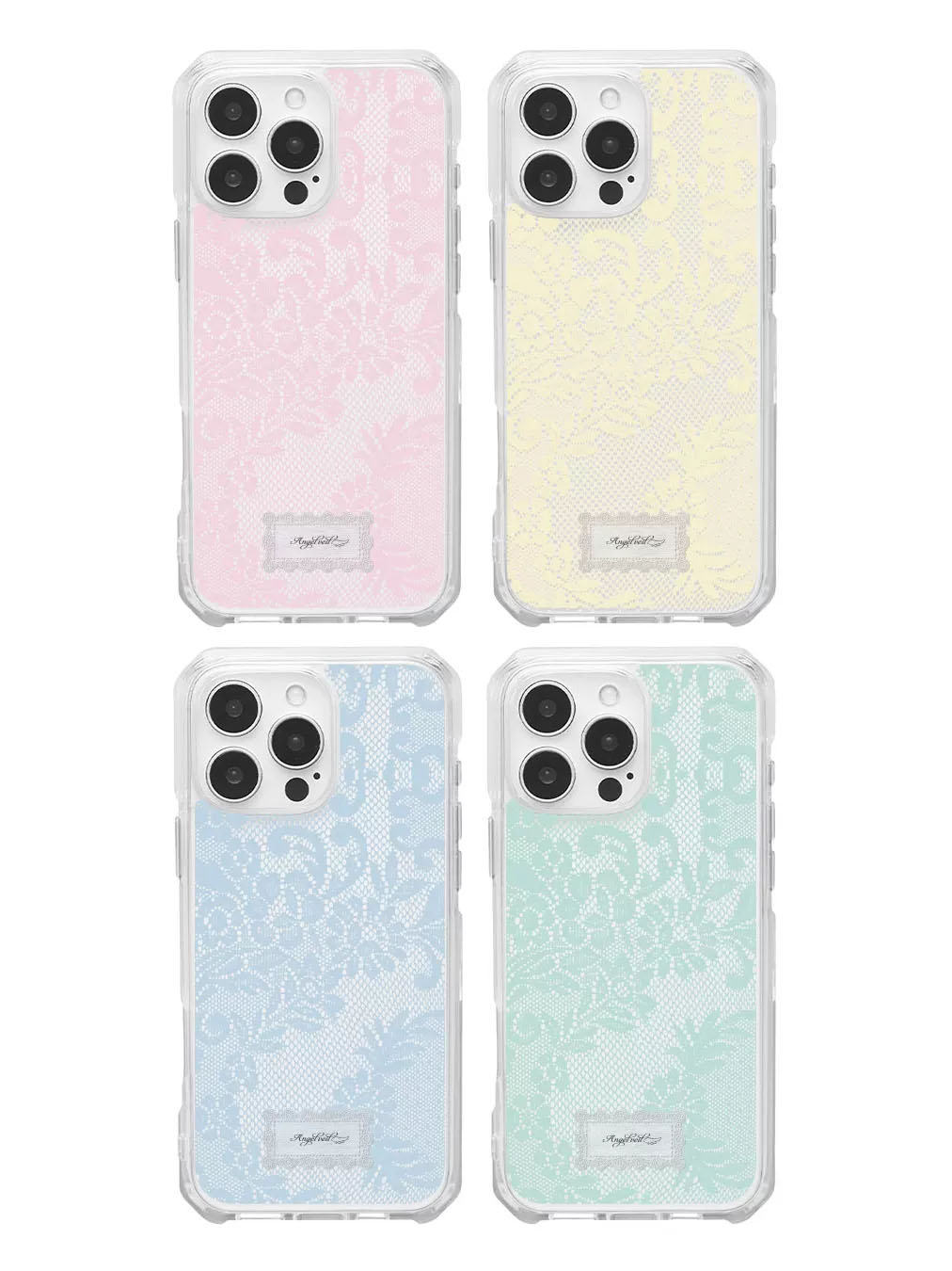 Phone Cases Cool Girl - Korean Ins Colored Lace Sweet Girl