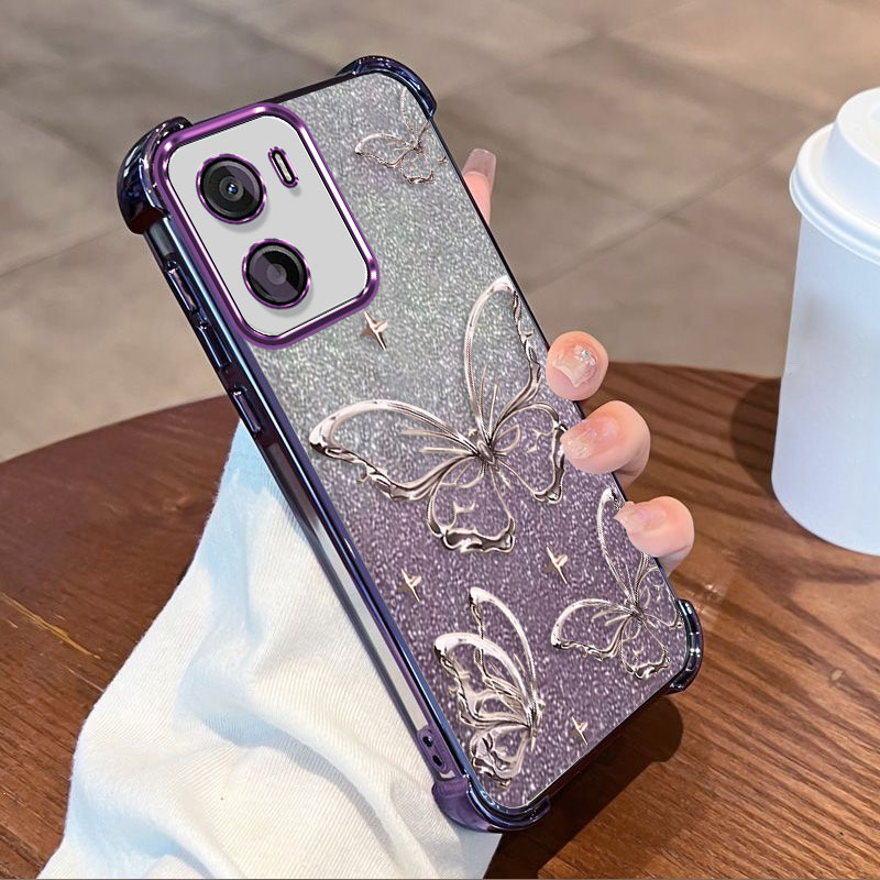 Phone Cases For Motorola - Glitter Plating Protective Cover For Motorola