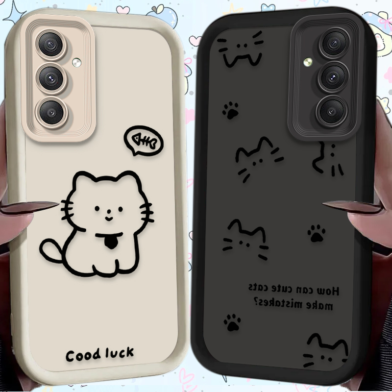 Phone Cases Cat - Cartoon Lovely Cat Matte Phone Case