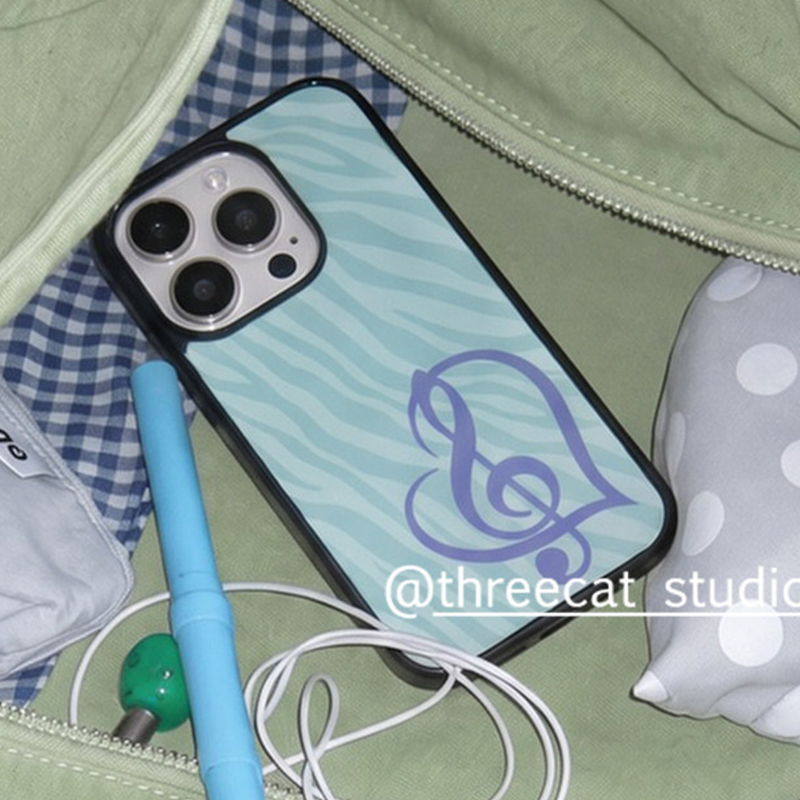 Phone Cases Zebra - Ins Zebra Pattern Musical Note Love