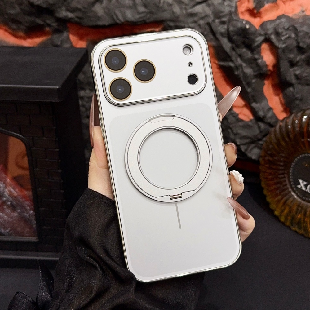Phone Cases With Stand - Magnetic Ring Rotating Fold Stand Phone