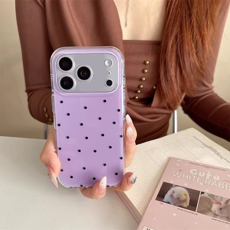 Korean Ins Girl Simple Purple  - Phone Cases Cool Girl review and price