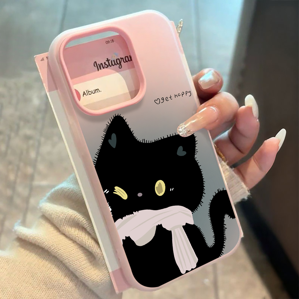 INS Couple Black White Cat Can - Phone Cases Cat review and price