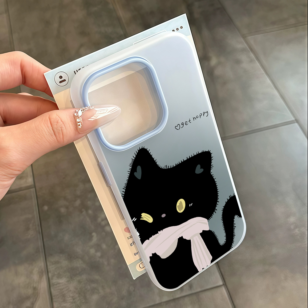 INS Couple Black White Cat Can - Phone Cases Cat review and price