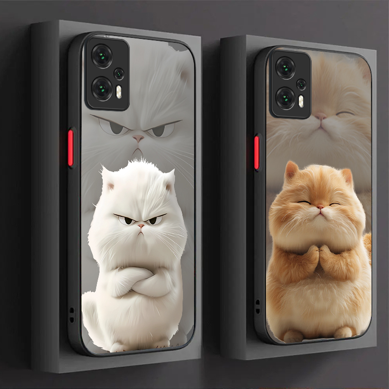 Cartoon Angry Cat Couple Style - Phone Cases Cat review and price