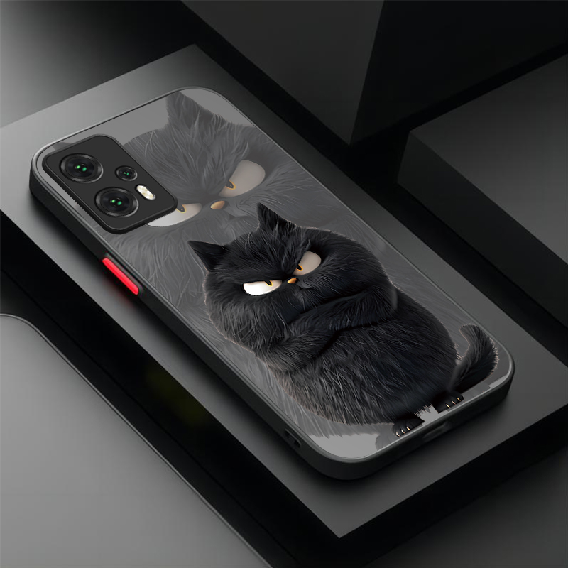 Cartoon Angry Cat Couple Style - Phone Cases Cat review and price