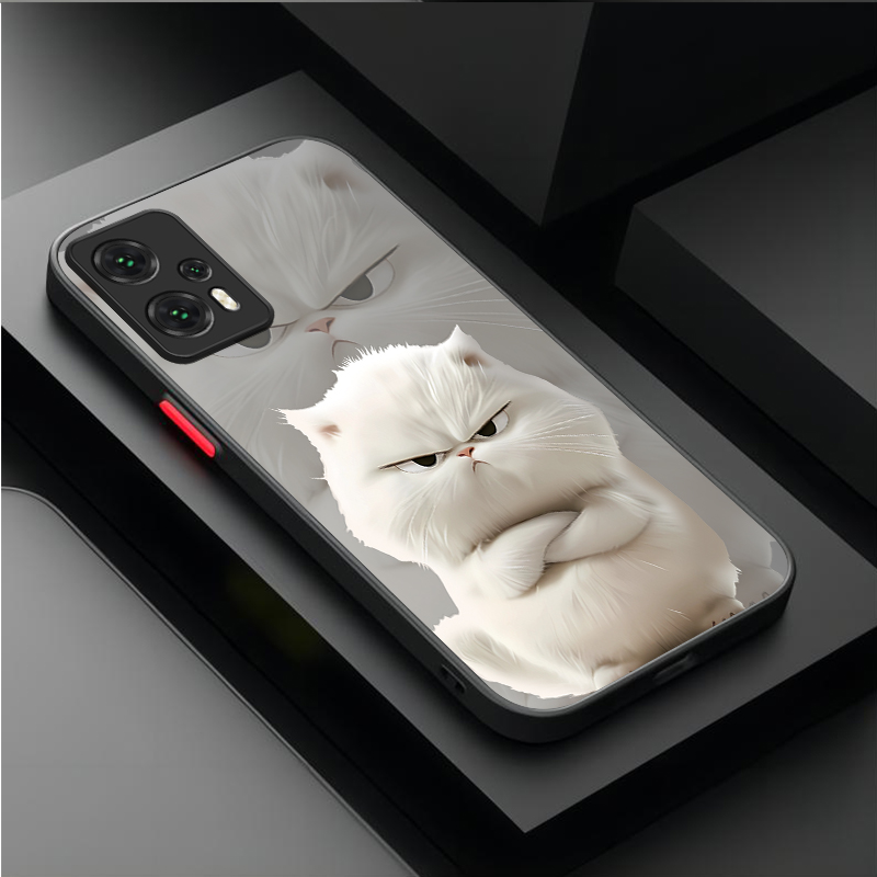 Cartoon Angry Cat Couple Style - Phone Cases Cat review and price