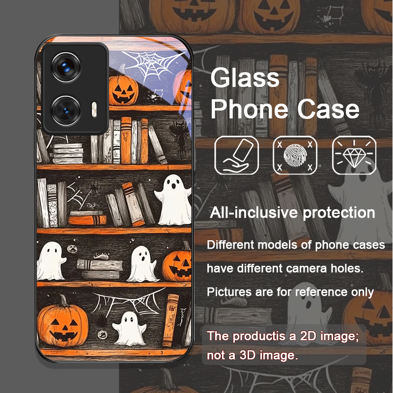 Halloween Pumpkin Ghost Booksh - Phone Cases For Motorola review and price