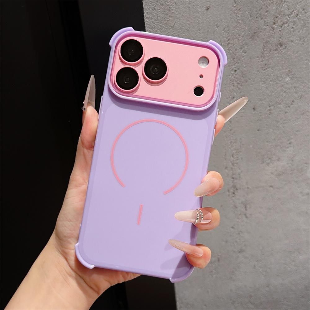 Contrast Color Armor Phone Cas - Phone Cases For Iphone 16 review and price