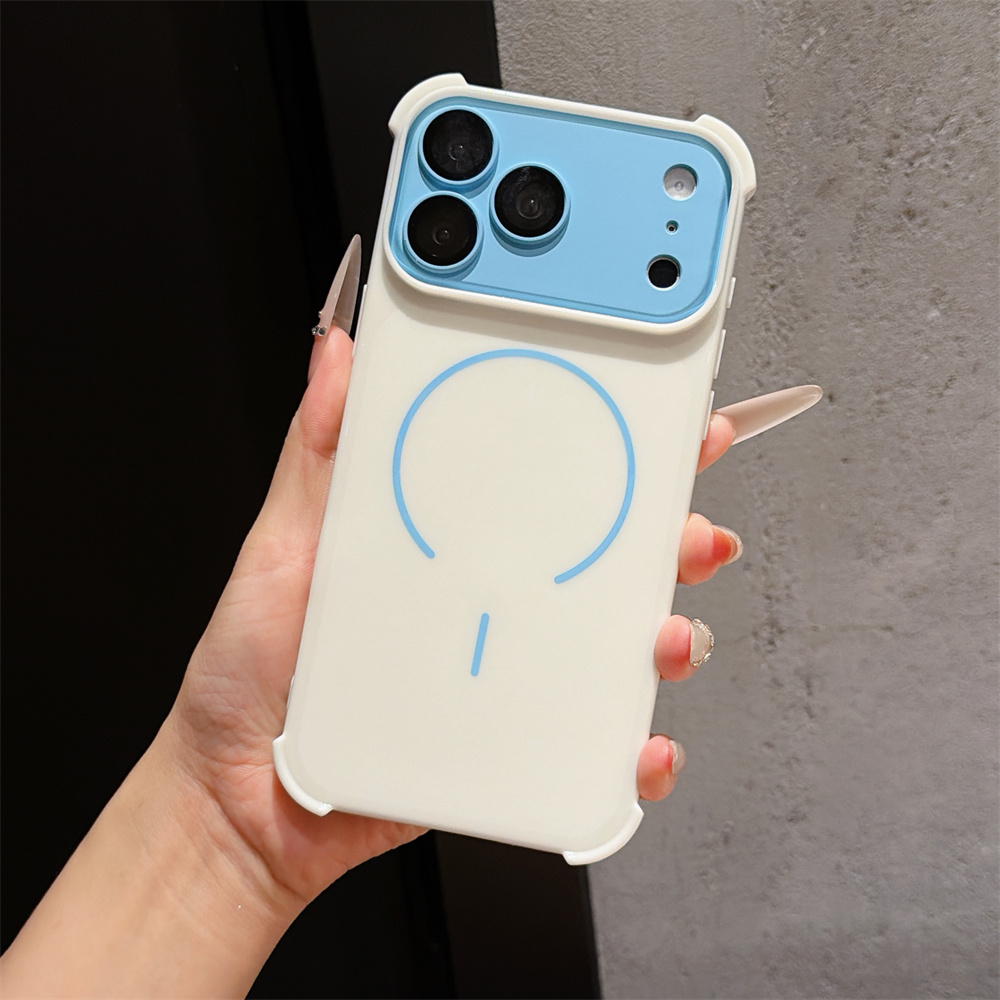Contrast Color Armor Phone Cas - Phone Cases For Iphone 16 review and price