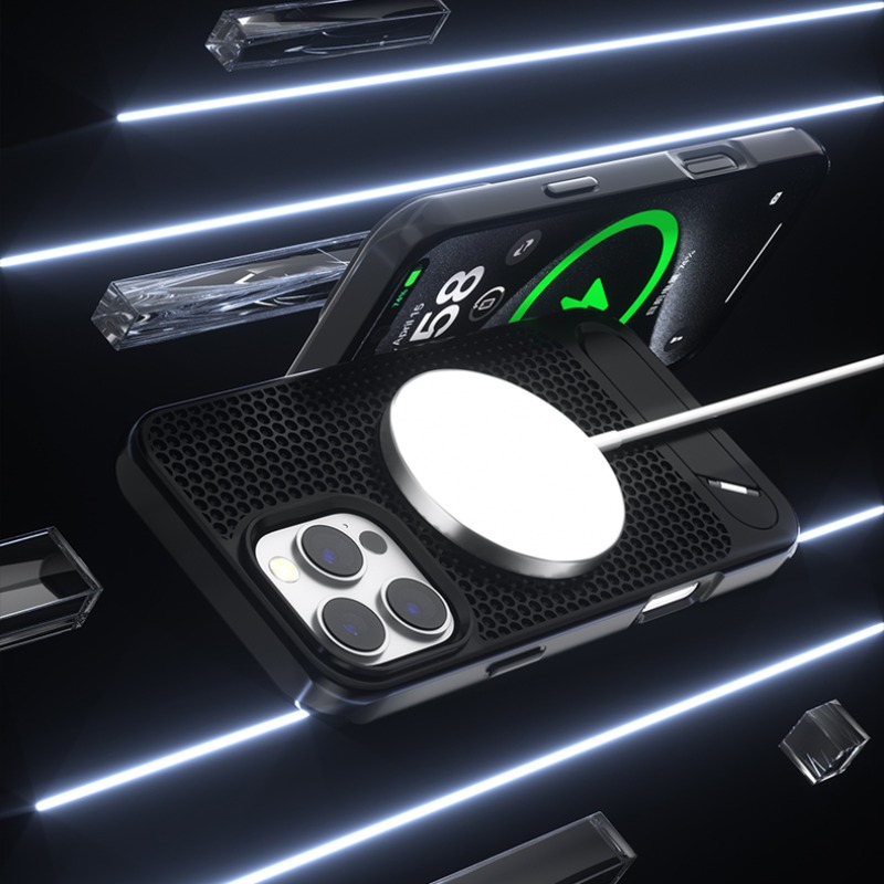 3D hollow Honeycomb Cooling Ma - Phone Cases With Stand review and price