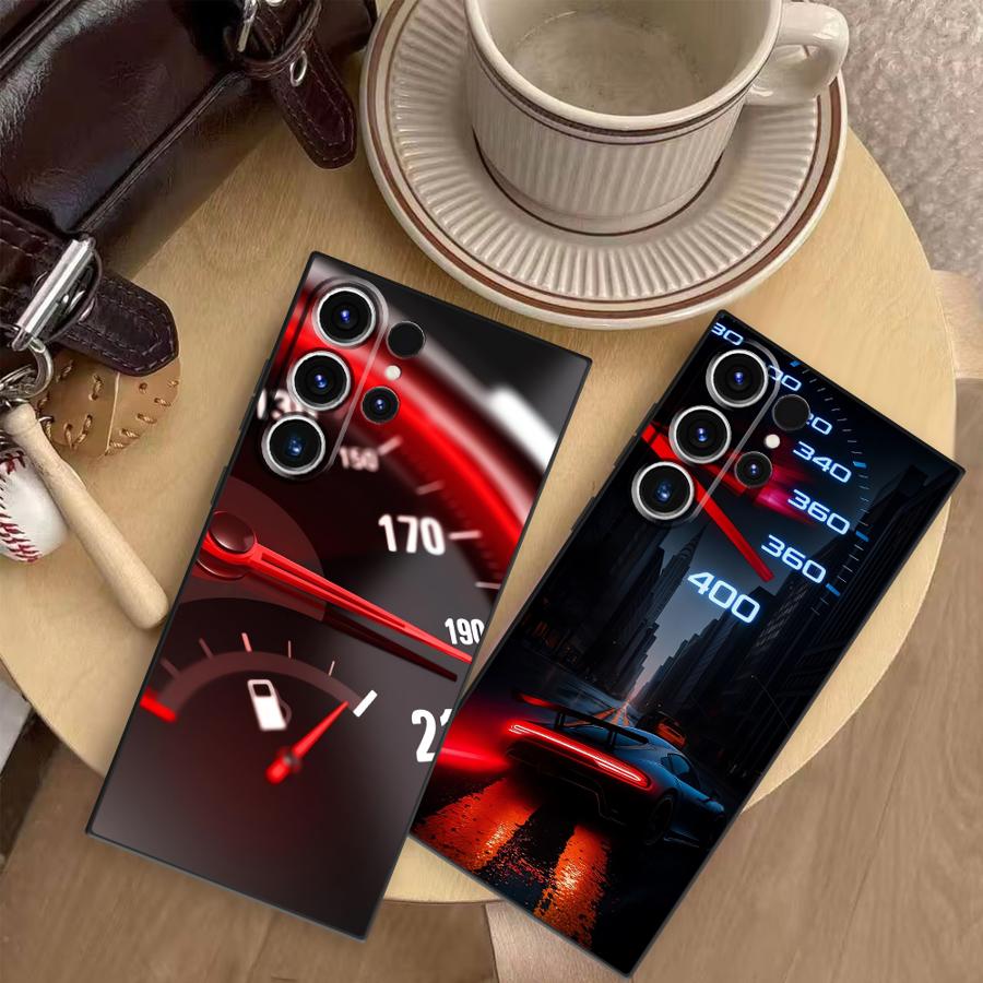 Red Car Gauge Case for Samsung - Phone Cases Galaxy S24 review and price
