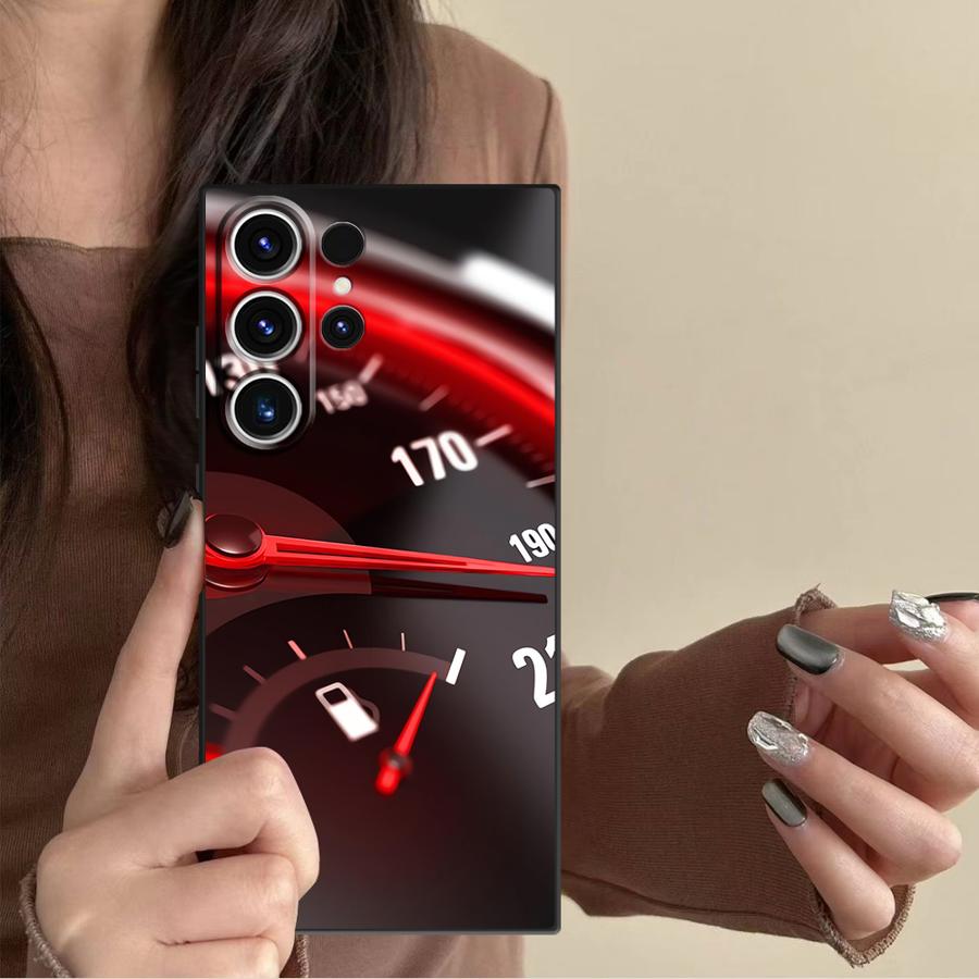 Red Car Gauge Case for Samsung - Phone Cases Galaxy S24 review and price