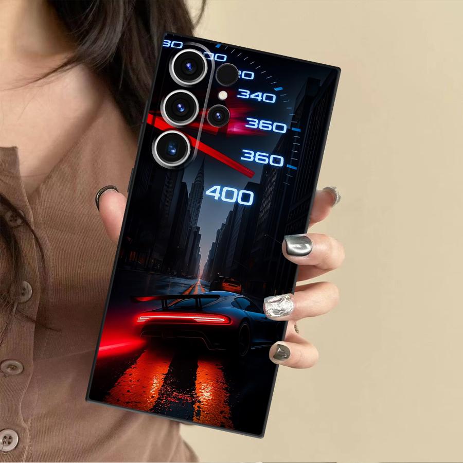 Red Car Gauge Case for Samsung - Phone Cases Galaxy S24 review and price
