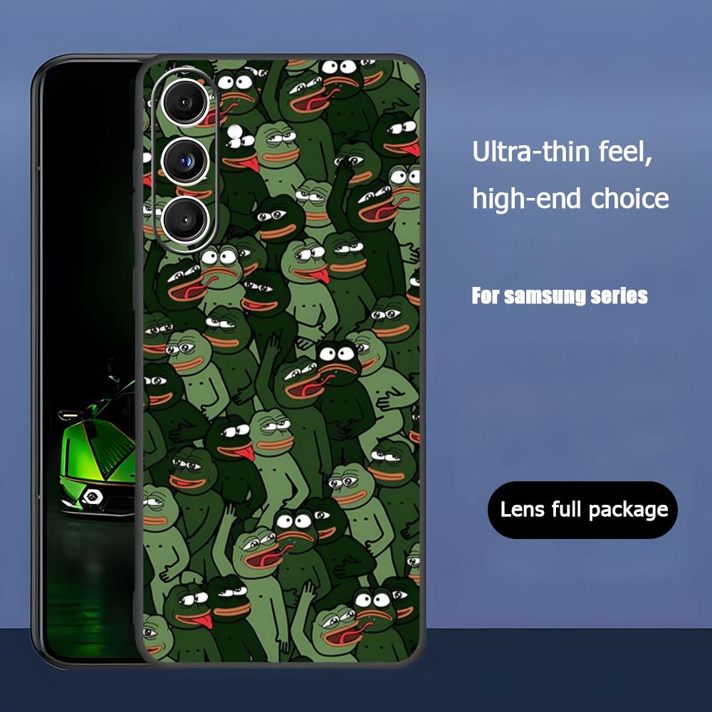 Sad Pepe the frog Draw Cool Ph - Phone Cases Galaxy S24 review and price