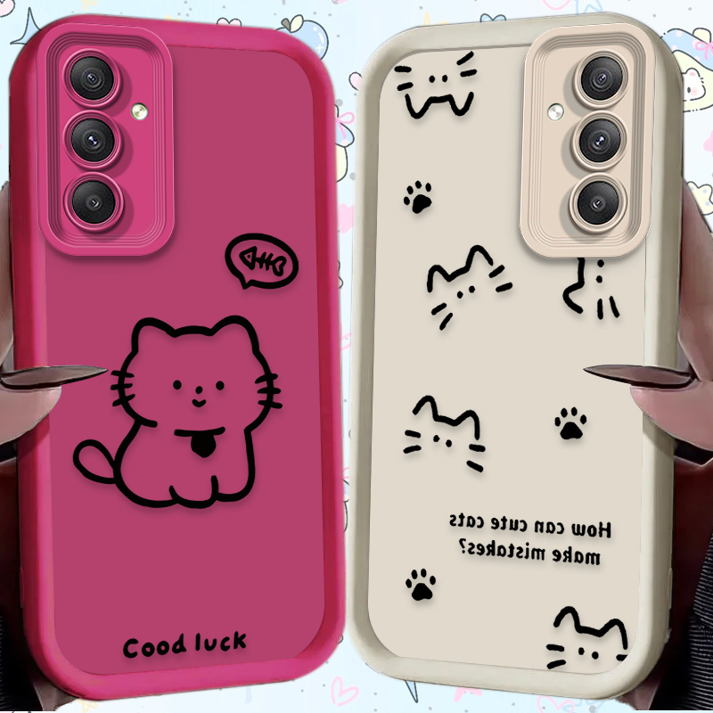 Cartoon Lovely Cat Matte Phone - Phone Cases Cat review and price