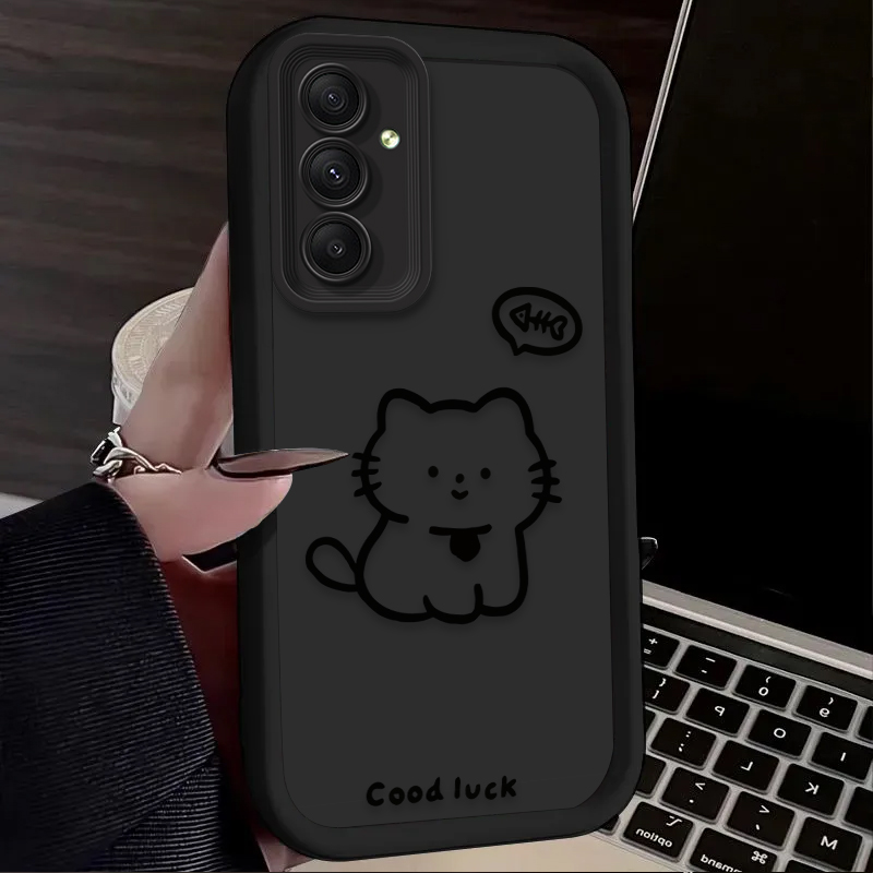 Cartoon Lovely Cat Matte Phone - Phone Cases Cat review and price