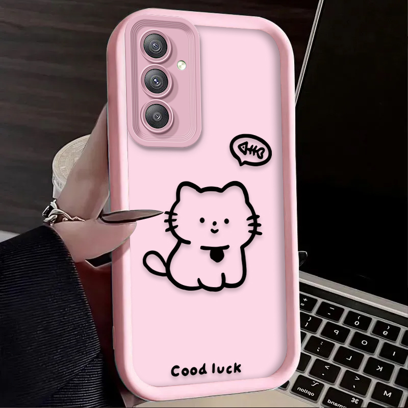 Cartoon Lovely Cat Matte Phone - Phone Cases Cat review and price