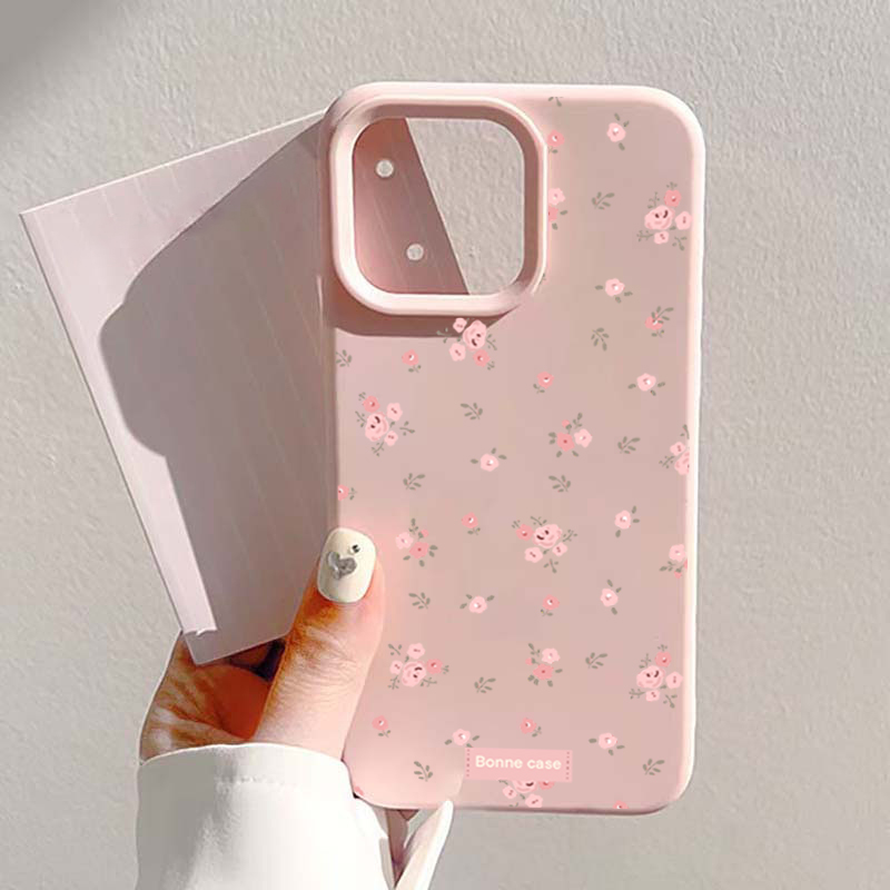 INS Korea Pink Flower Phone Ca - Phone Cases Blue review and price