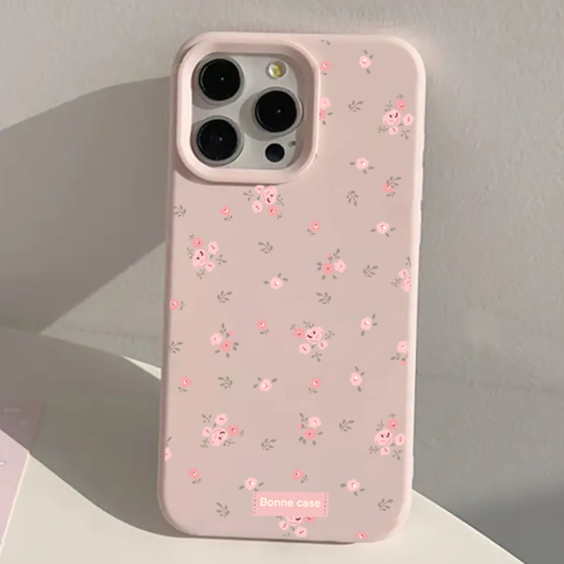 INS Korea Pink Flower Phone Ca - Phone Cases Blue review and price