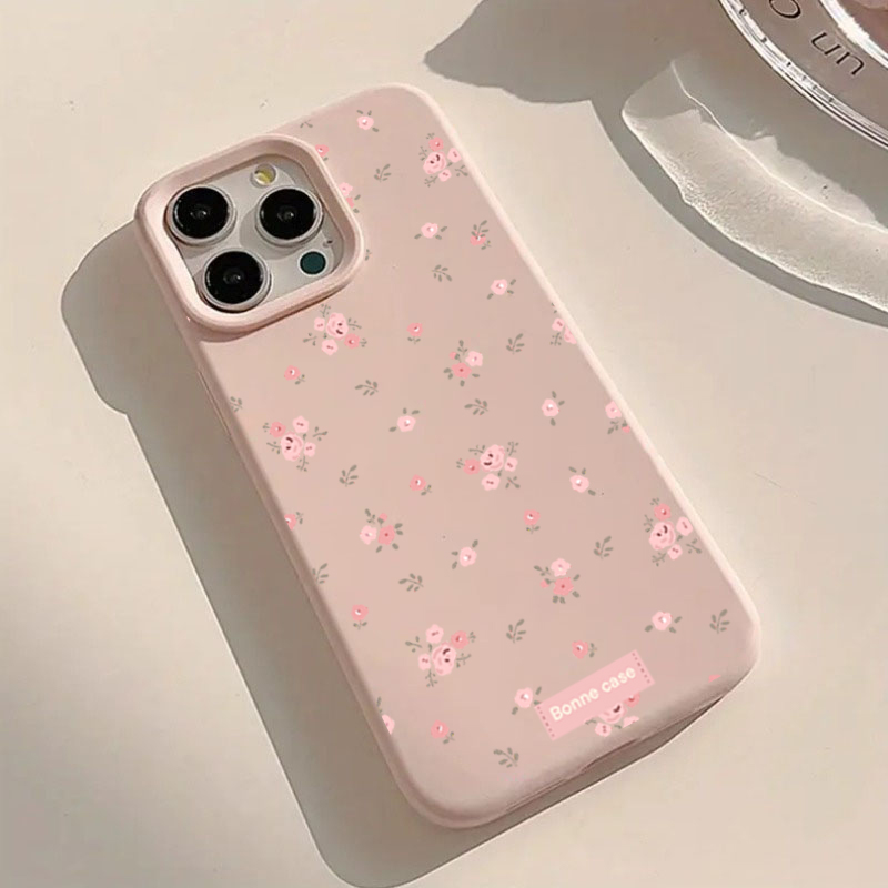 INS Korea Pink Flower Phone Ca - Phone Cases Blue review and price