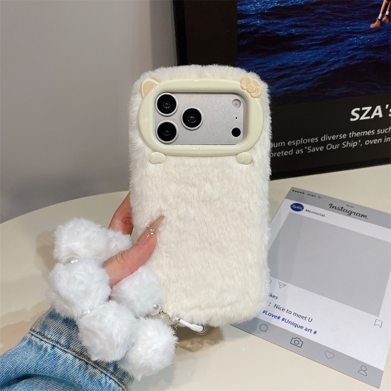 Luxury Solid Colors Furry Plus - Phone Cases For Iphone 16 review and price