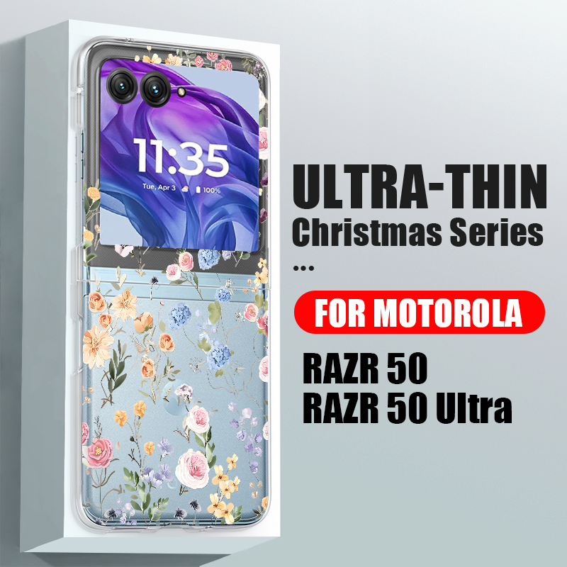 White Flowers Pattern Phone Ca - Phone Cases For Motorola review and price