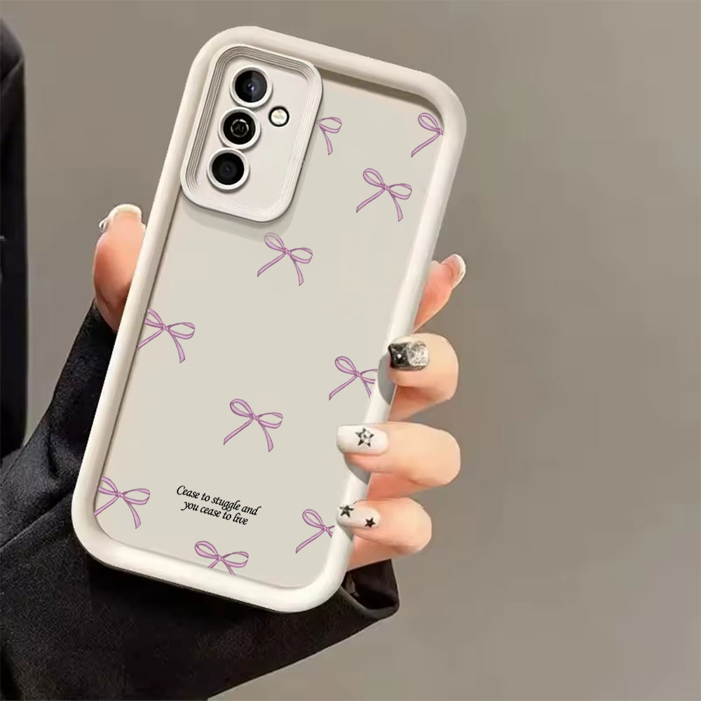 Pink Bow Print Soft TPU Phone  - Phone Cases Galaxy S24 review and price