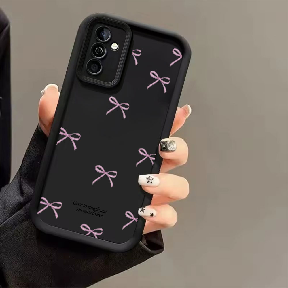 Pink Bow Print Soft TPU Phone  - Phone Cases Galaxy S24 review and price