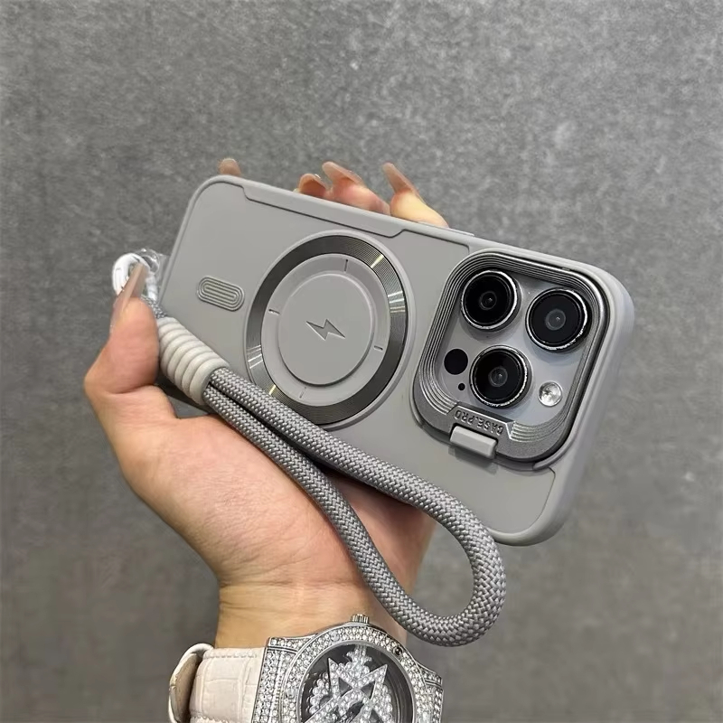 Fold Lens Stand Magnetic Case  - Phone Cases With Stand review and price