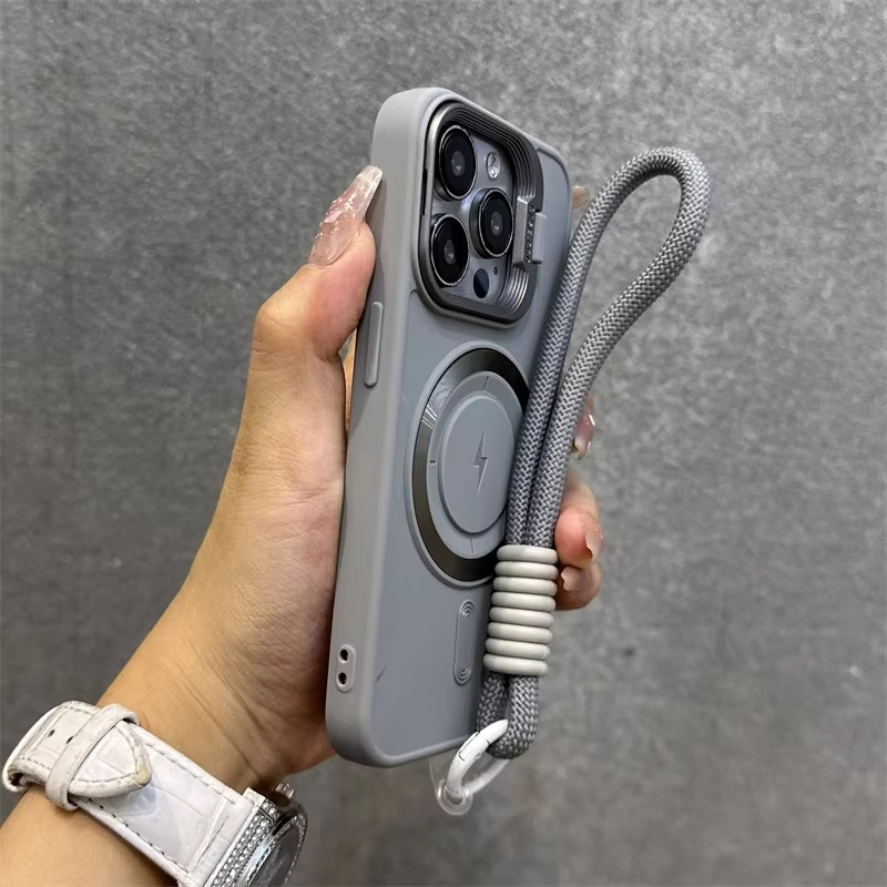Fold Lens Stand Magnetic Case  - Phone Cases With Stand review and price