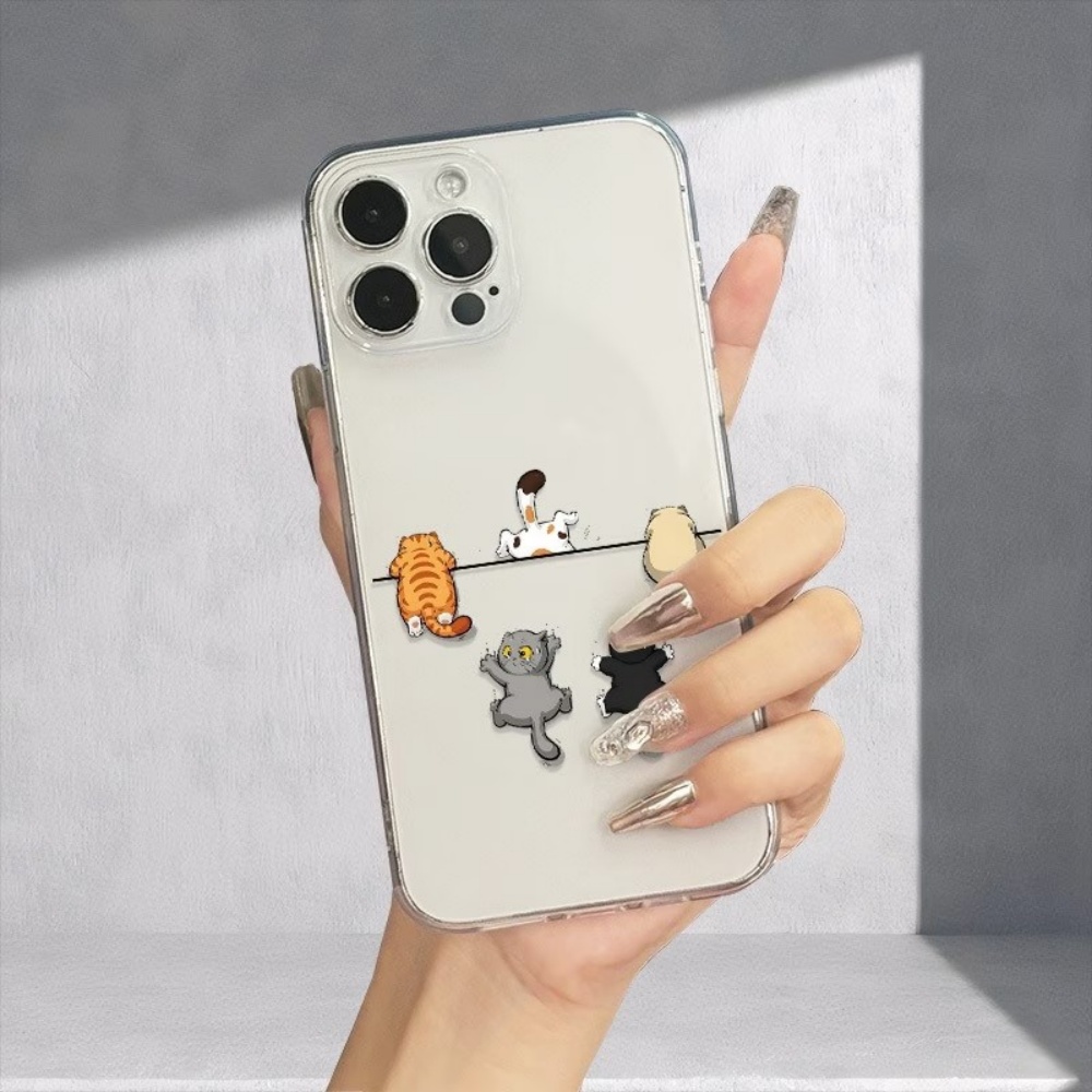 Five Cute Cat Pattern Phone Ca - Phone Cases Cat review and price