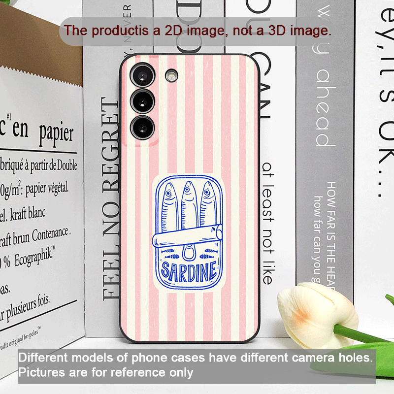 Cute Striped Pattern Sardines  - Phone Cases Oppo review and price