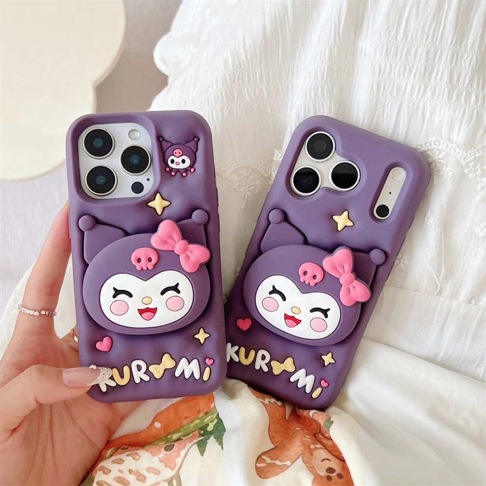 Cartoon Sanrio Cute 3D Cartoon - Phone Cases With Stand review and price