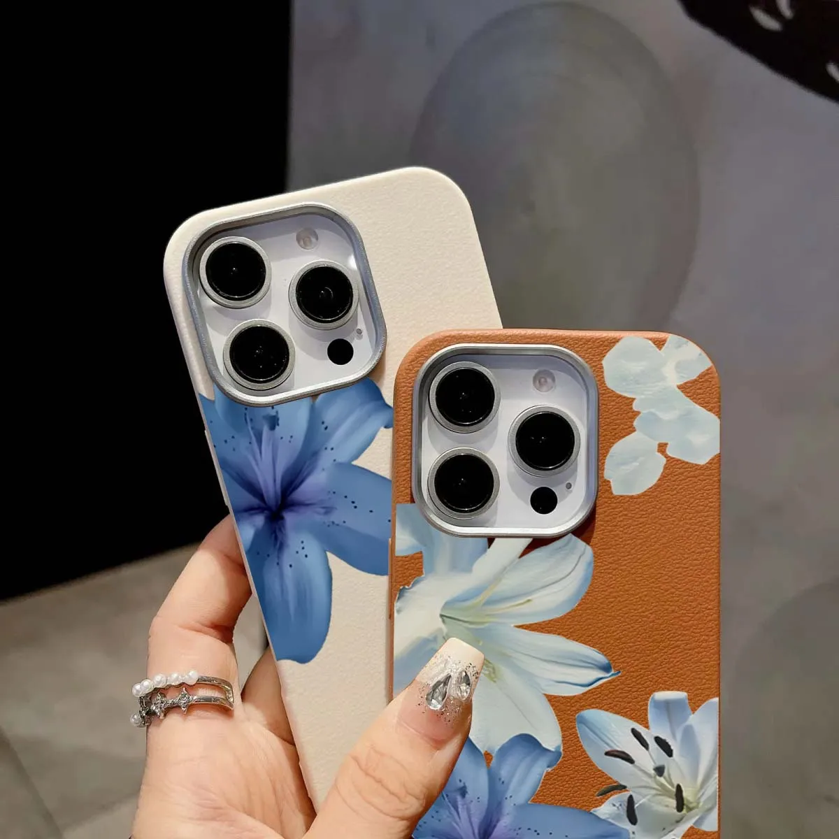 Elegant Blue Lily Fashion Patt - Phone Cases Blue review and price