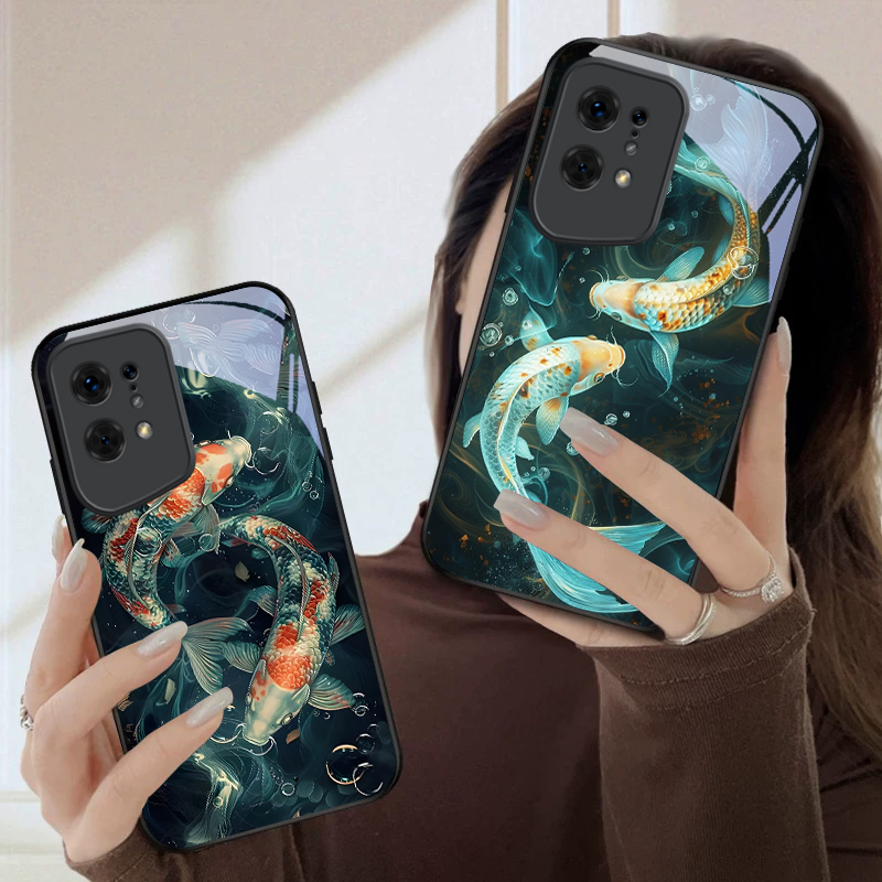 Two Fish Playing in Water For  - Phone Cases Oppo review and price