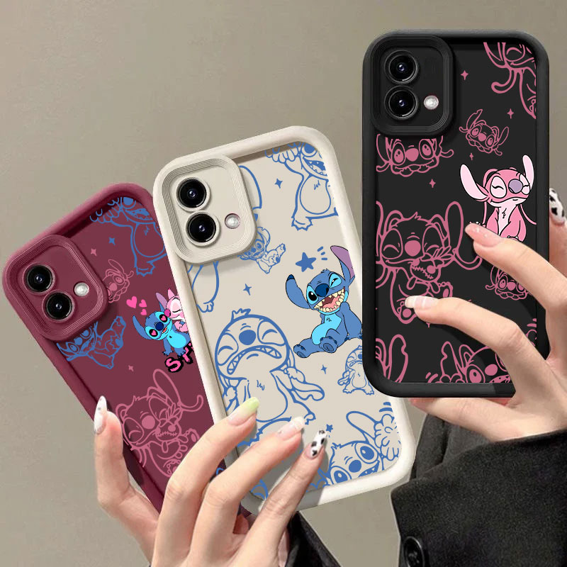 Stitch and Angel Cartoon Phone - Phone Cases For Motorola review and price
