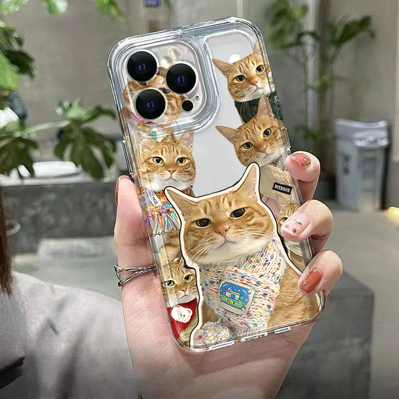 Cute Bandana Cat Clear Phone C - Phone Cases Cat review and price