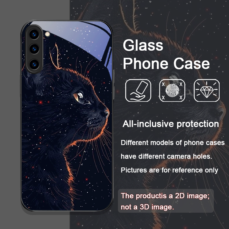 Black Personality Cool Cat Tem - Phone Cases Cat review and price