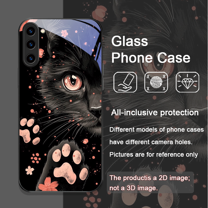 Black Personality Cool Cat Tem - Phone Cases Cat review and price