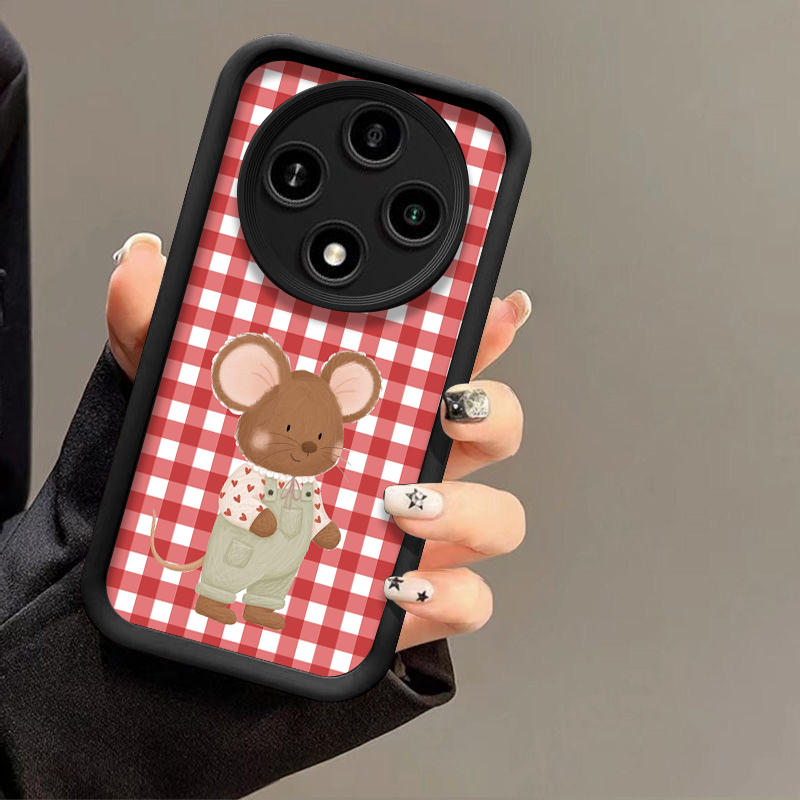 Checkered Printed Cute Animals - Phone Cases Oppo review and price