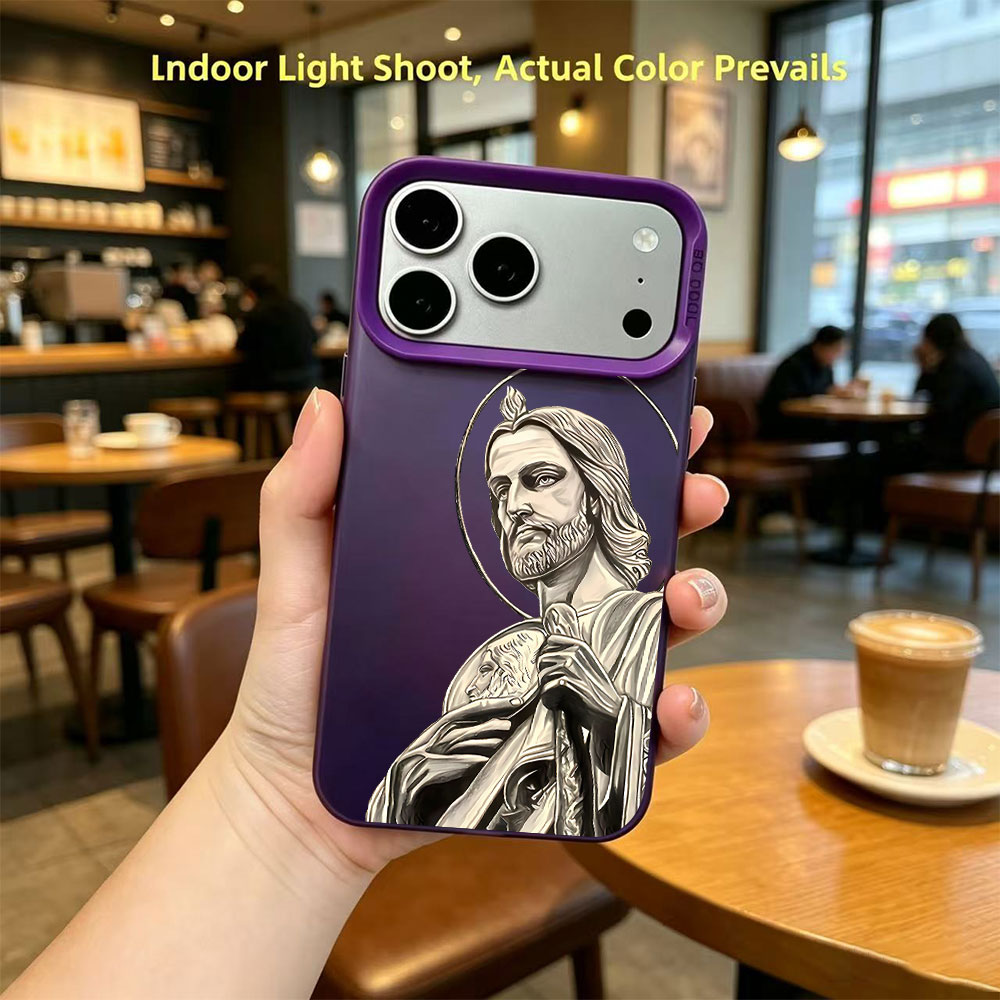 San Judas Tadeo Pattern Design - Phone Cases For Iphone 16 review and price