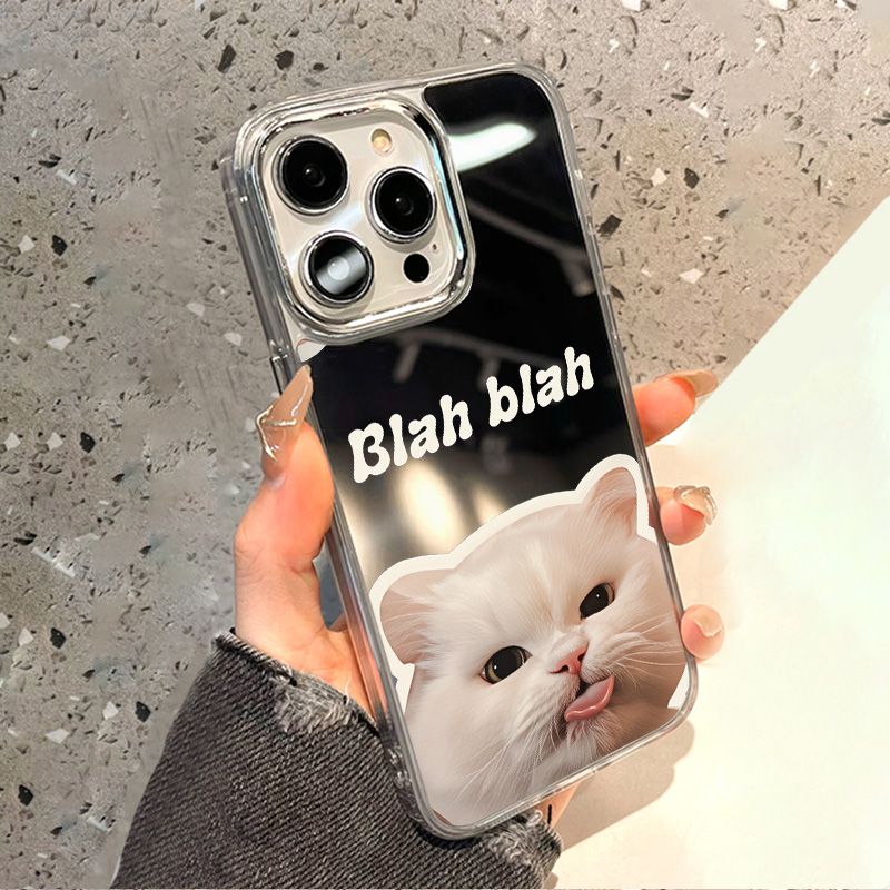 Luxury Make UP Mirror Phone Ca - Phone Cases Cat review and price