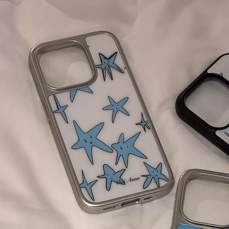 Korean INS Niche Creative Blue - Phone Cases Blue review and price